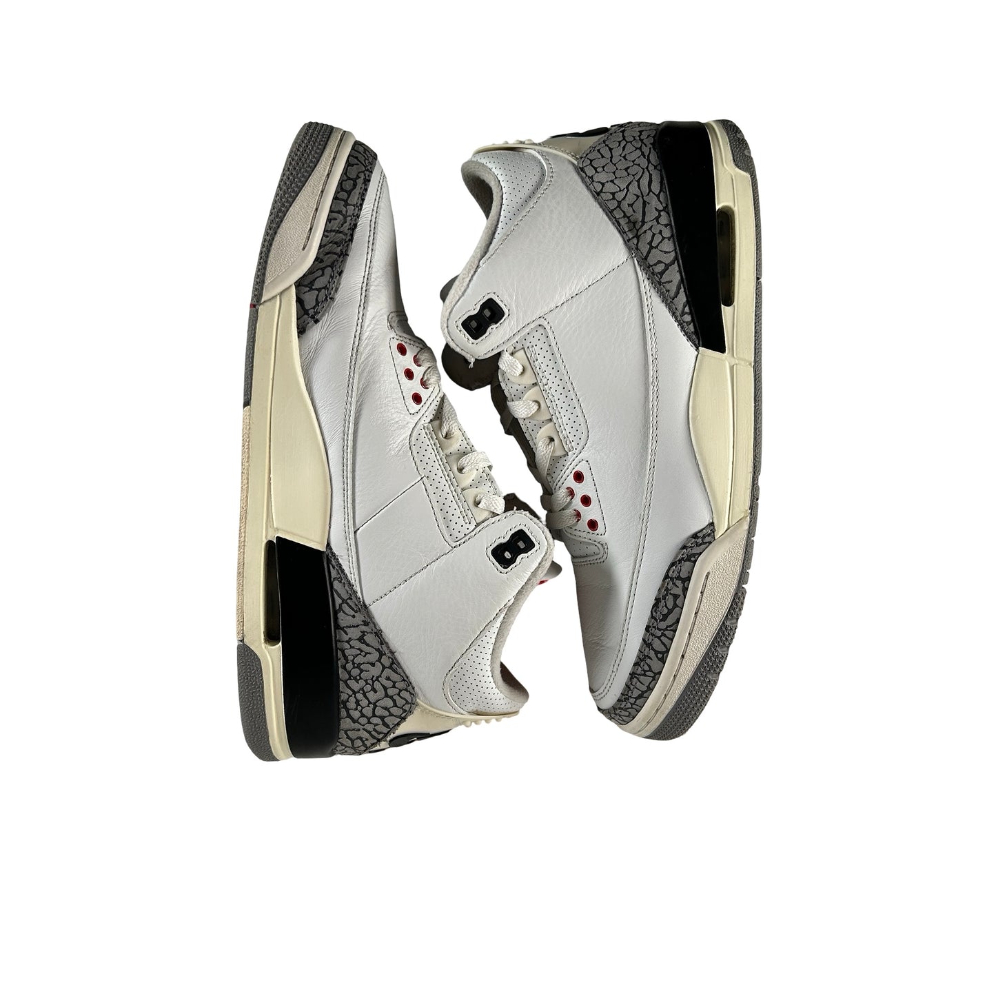 DN3707 100 Jordan 3 Retro White Cement Reimagined [USED] - 9.5 M (Used17)