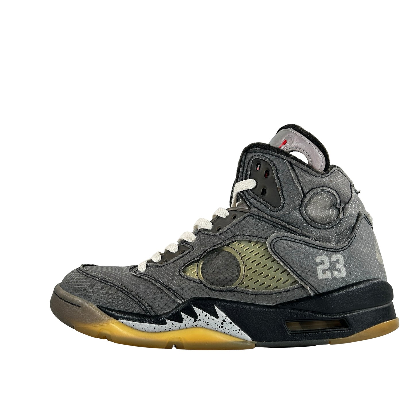 CT8480 001 Jordan 5 Off-White Black [USED] - 7.5 M (Used3)