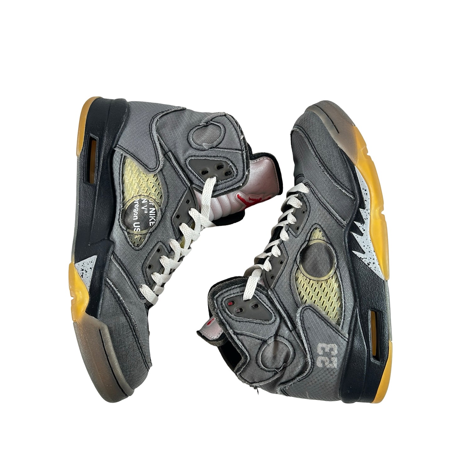 CT8480 001 Jordan 5 Off-White Black [USED] - 7.5 M (Used3)