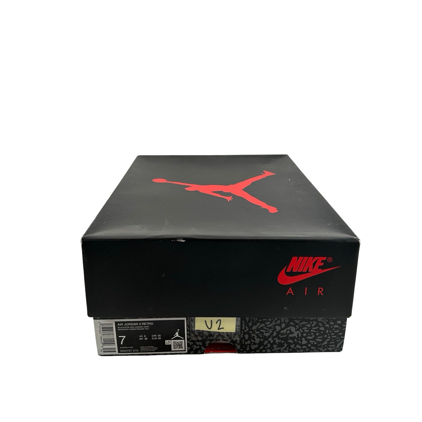 DN3707 010 Jordan 3 Retro Black Cement Reimagined (2024) [USED] - 7 M (Used2)