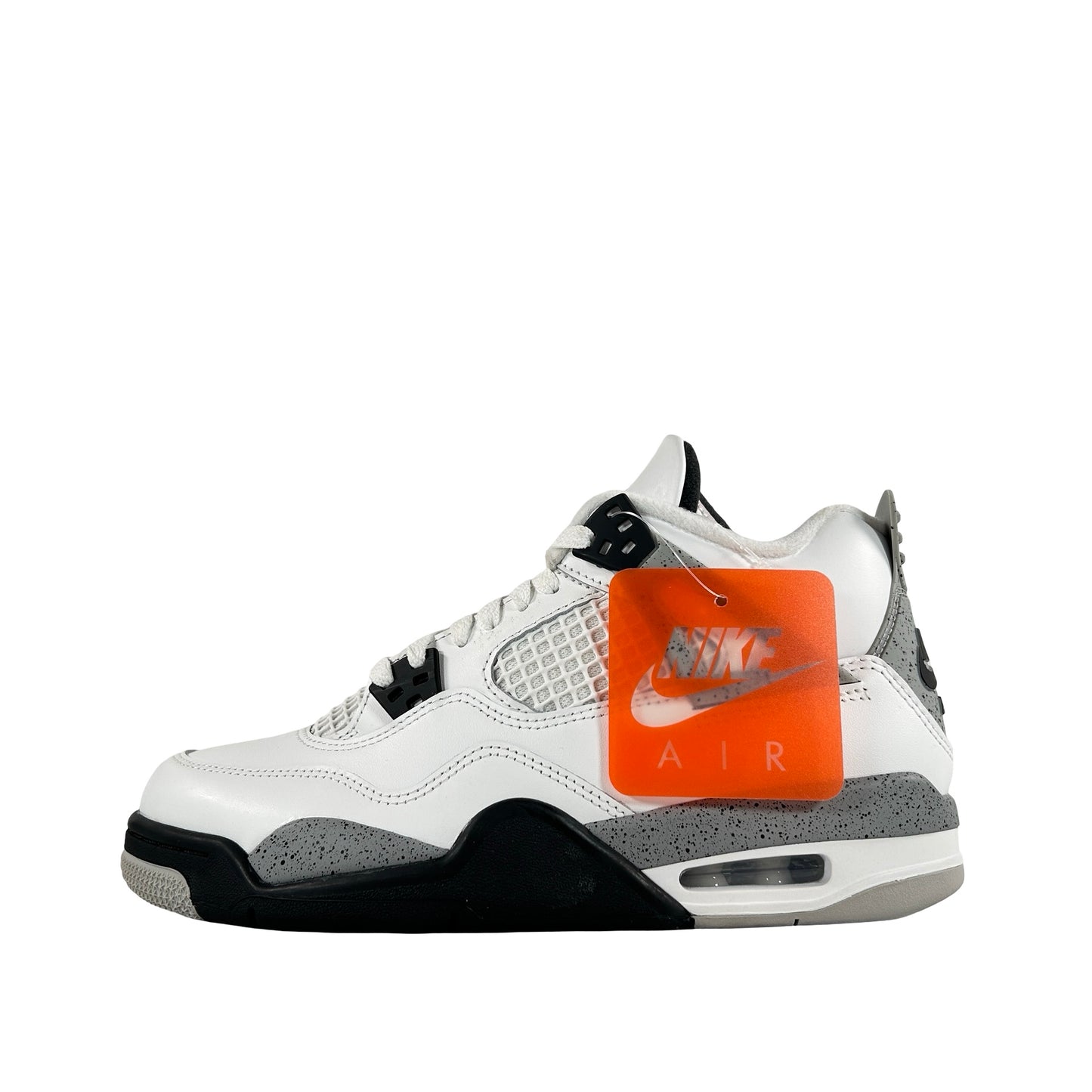 IB4171 100 Jordan 4 Retro White Cement (2025) (GS) [CONDITONAL] - 7 Y (Glue Stain)
