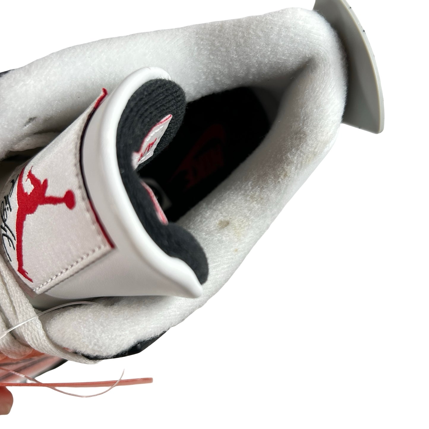 IB4171 100 Jordan 4 Retro White Cement (2025) (GS) [CONDITONAL] - 7 Y (Glue Stain)