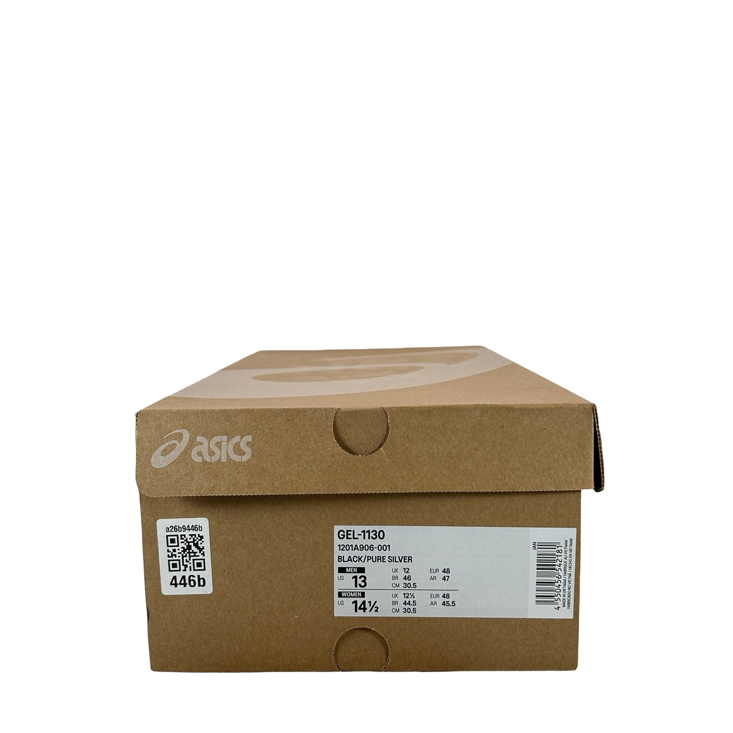 1201A906 001 ASICS Gel-1130 Black Pure Silver [USED] - 13 M (Used)