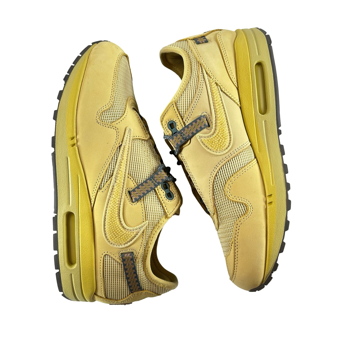 DO9392 700 Nike Air Max 1 Travis Scott Cactus Jack Saturn Gold [USED] - 8.5 M (Used) (Replace Box)