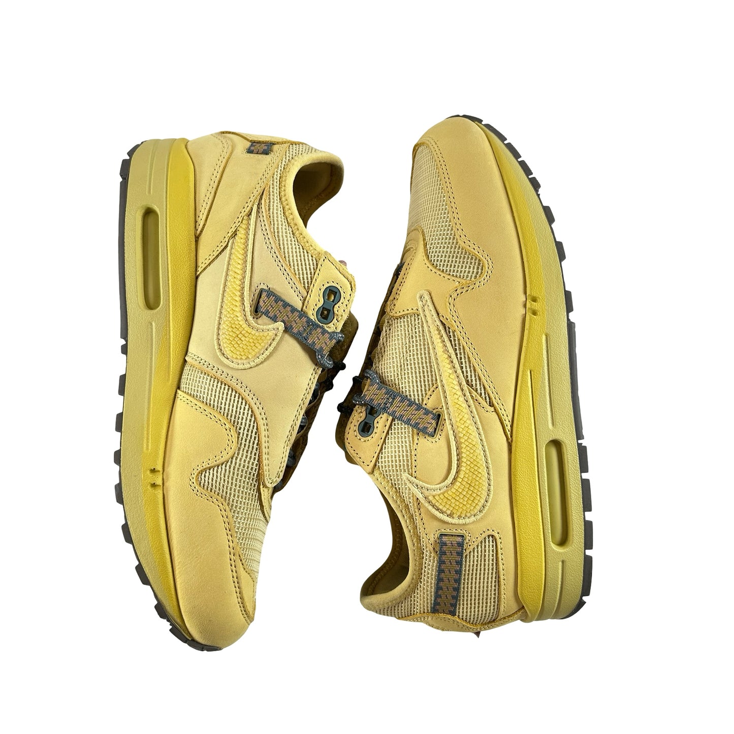 DO9392 700 Nike Air Max 1 Travis Scott Cactus Jack Saturn Gold [USED] - 8.5 M (Used) (Replace Box)