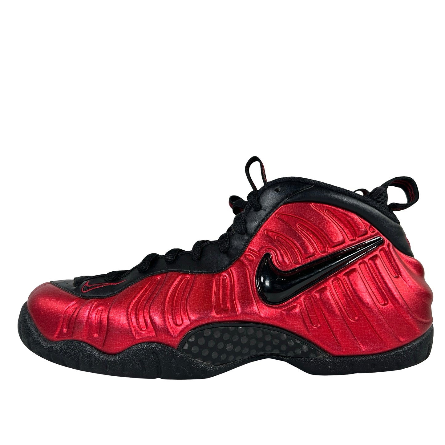 624041 604 Nike Air Foamposite Pro University Red [USED] - 9 M (Used) (No Box)