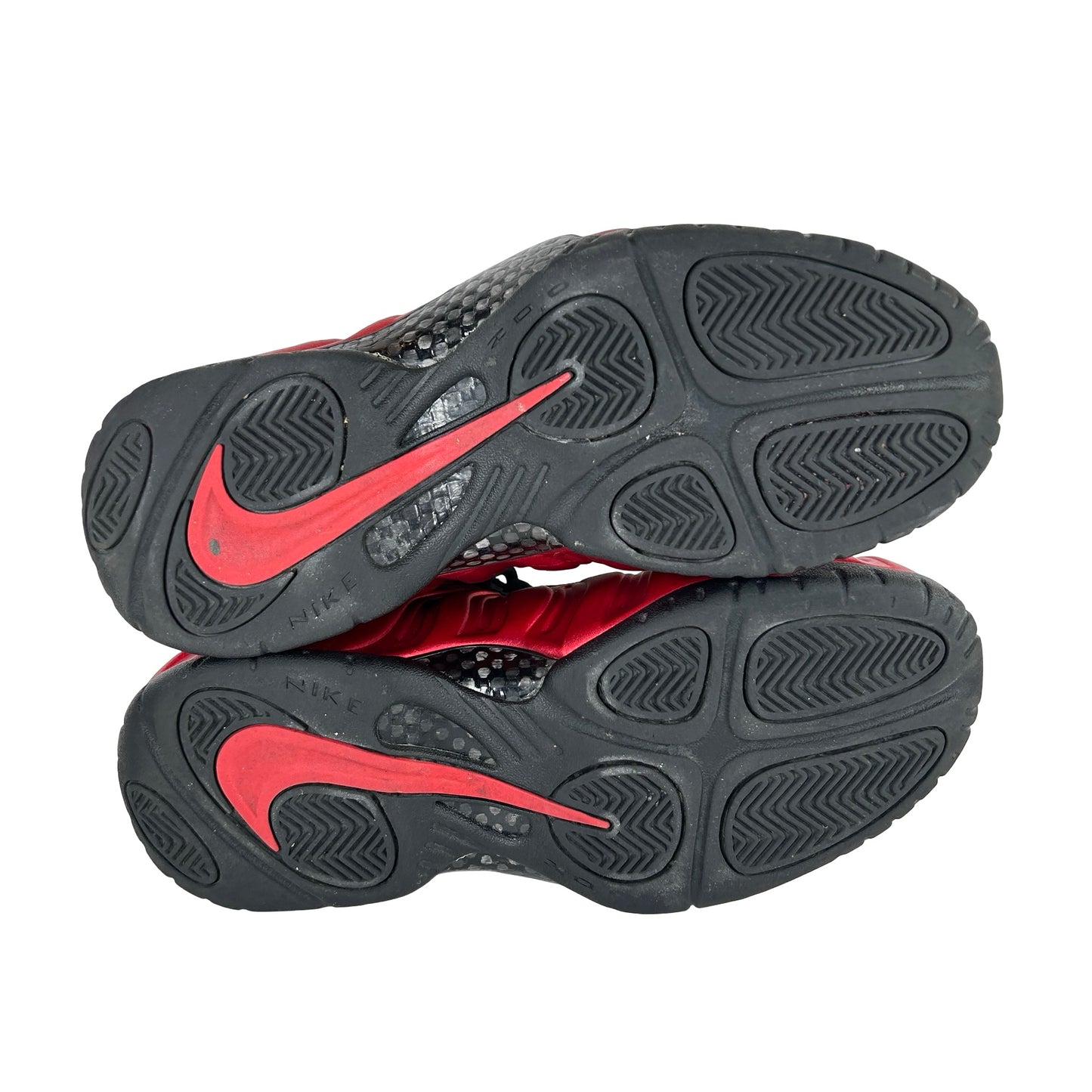 624041 604 Nike Air Foamposite Pro University Red [USED] - 9 M (Used) (No Box)
