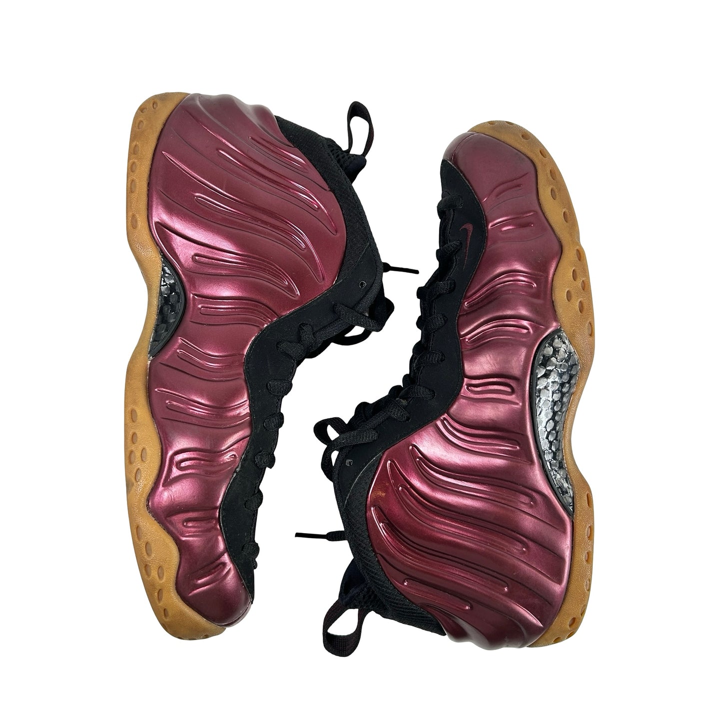 314996 601 Nike Air Foamposite One Maroon [USED] - 9 M (Used) (No Box)