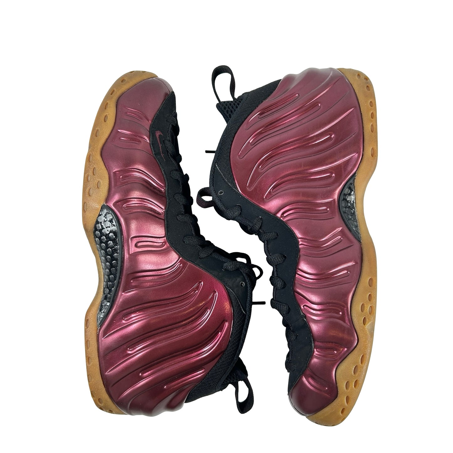 314996 601 Nike Air Foamposite One Maroon [USED] - 9 M (Used) (No Box)