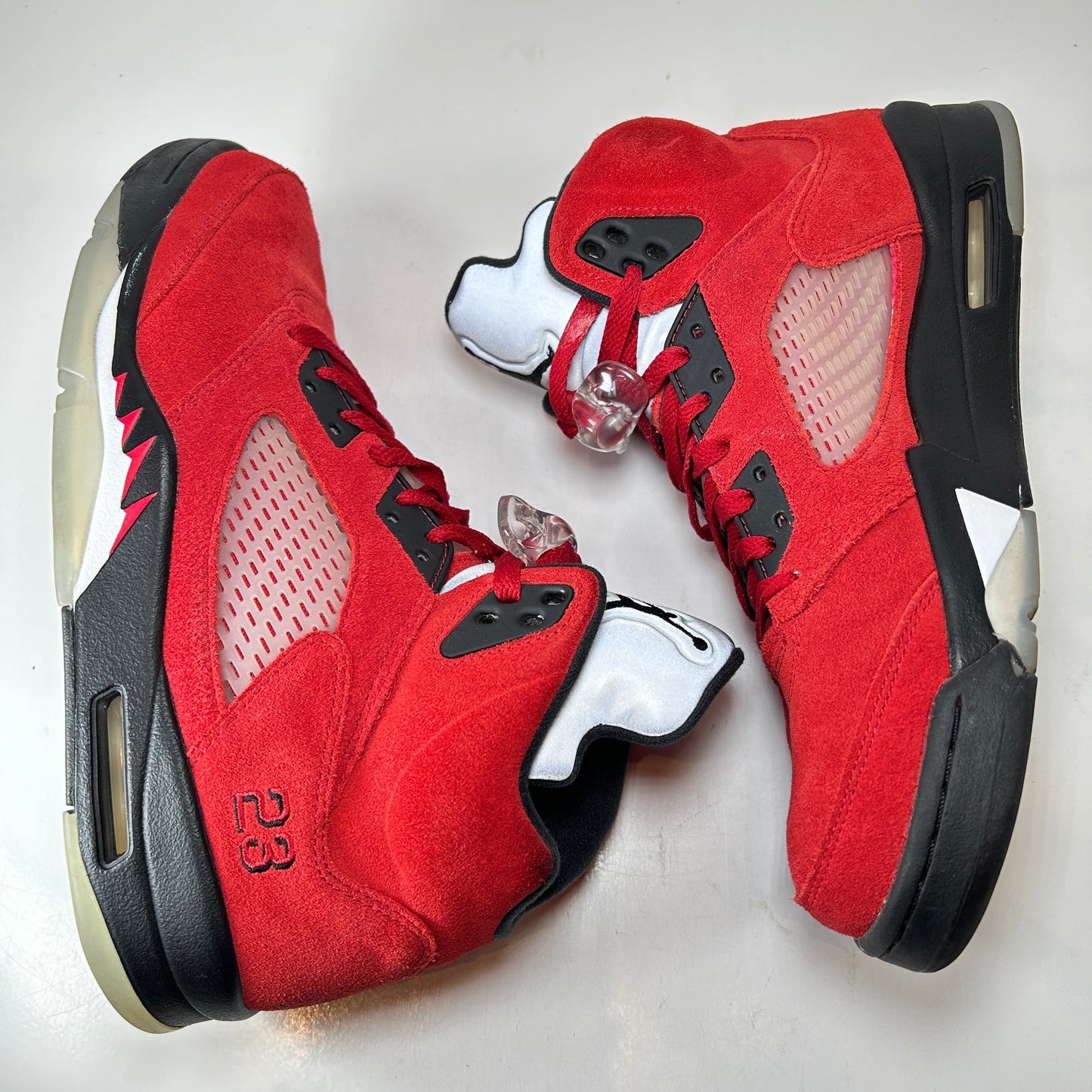 DD0587 600 Jordan 5 Raging Bull Red (2021) [USED] - 11 M (Used)