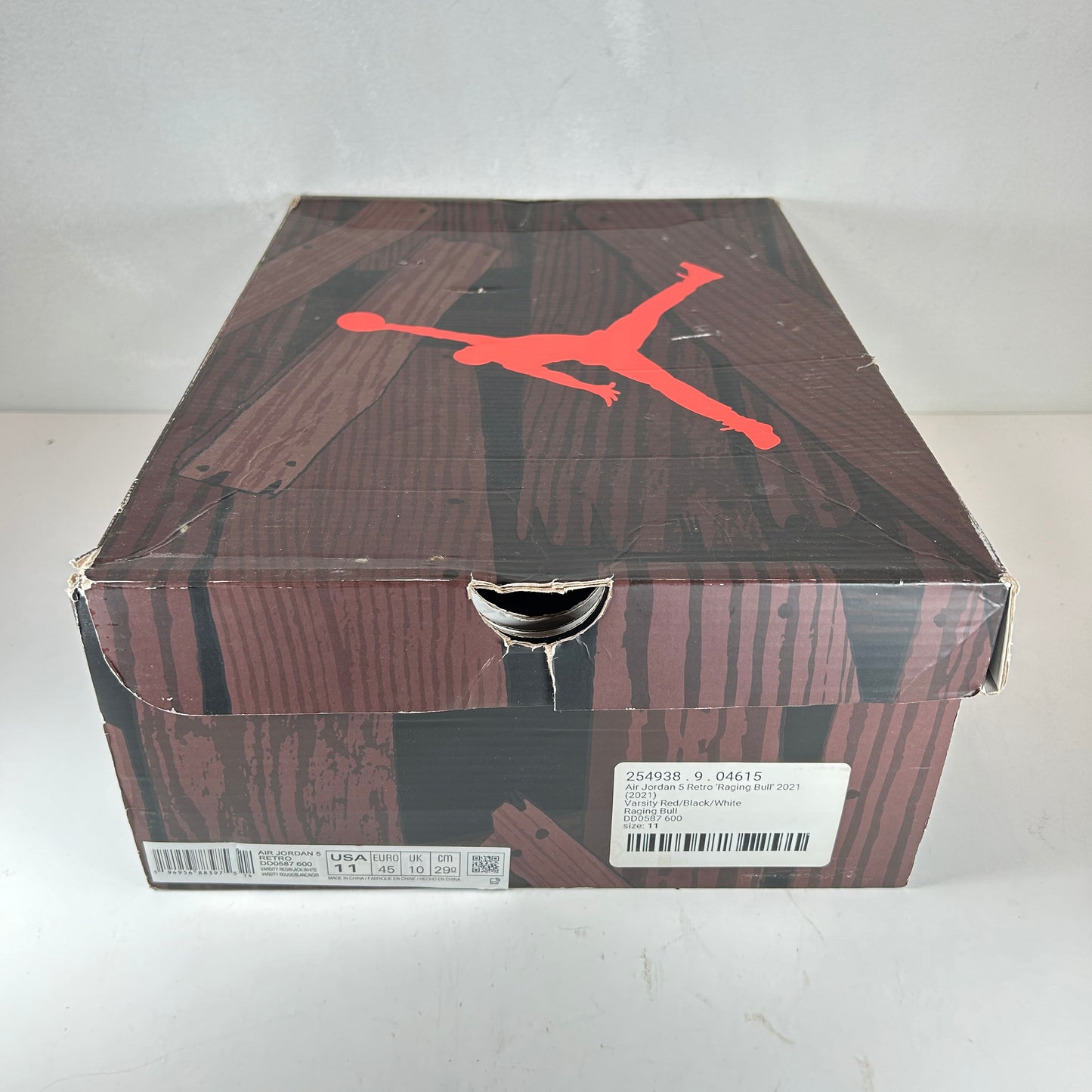 DD0587 600 Jordan 5 Raging Bull Red (2021) [USED] - 11 M (Used)