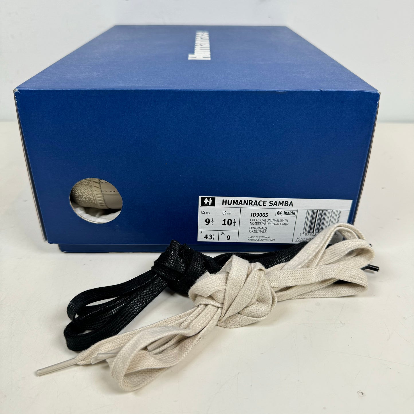 ID9065 adidas Samba Humanrace Core Black [USED] - 9.5 M (Used)