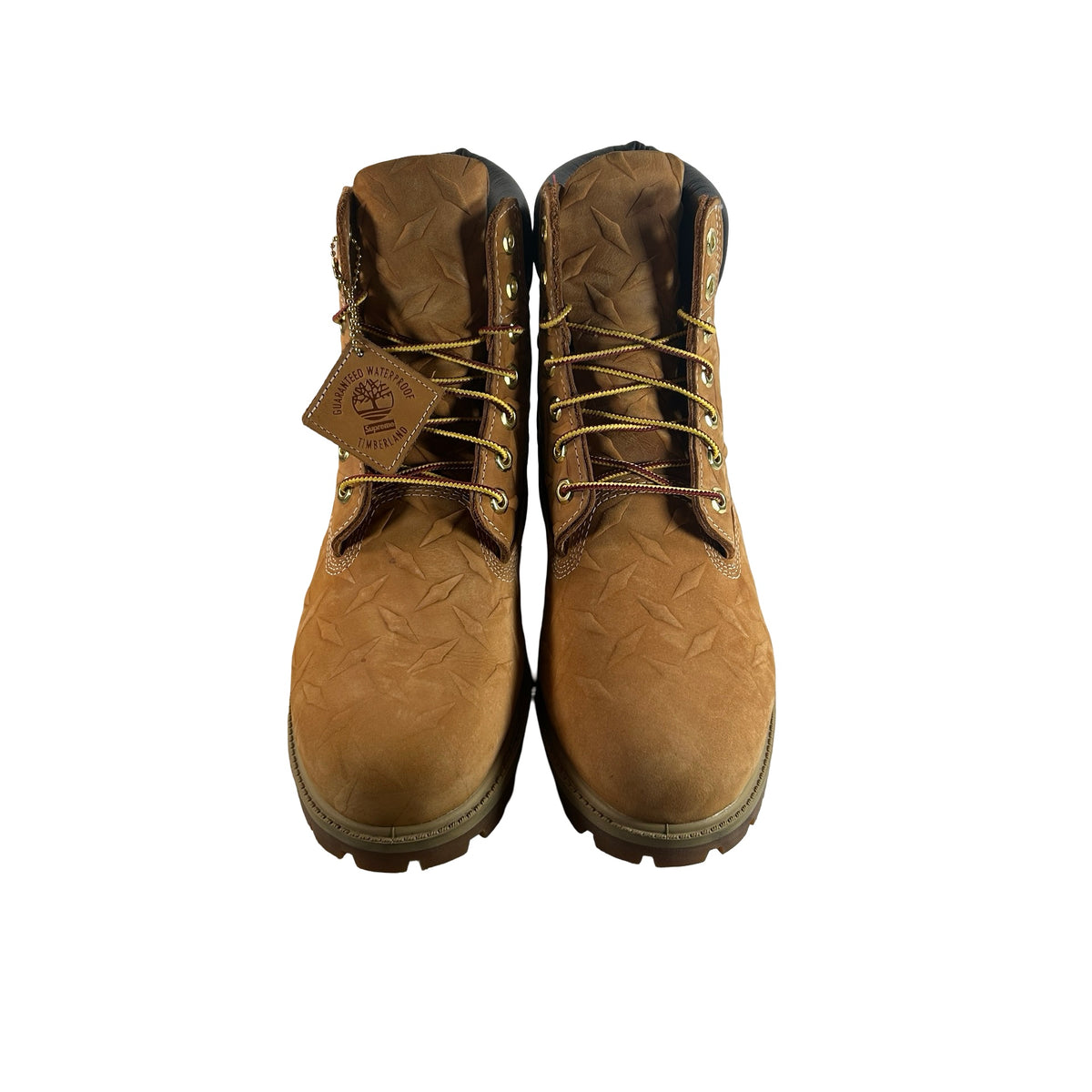 TB0A6DD4231 Timberland 6" Premium Waterproof Boot Supreme Diamond Plate Wheat (2026) [USED] - 9.5 M (Used)