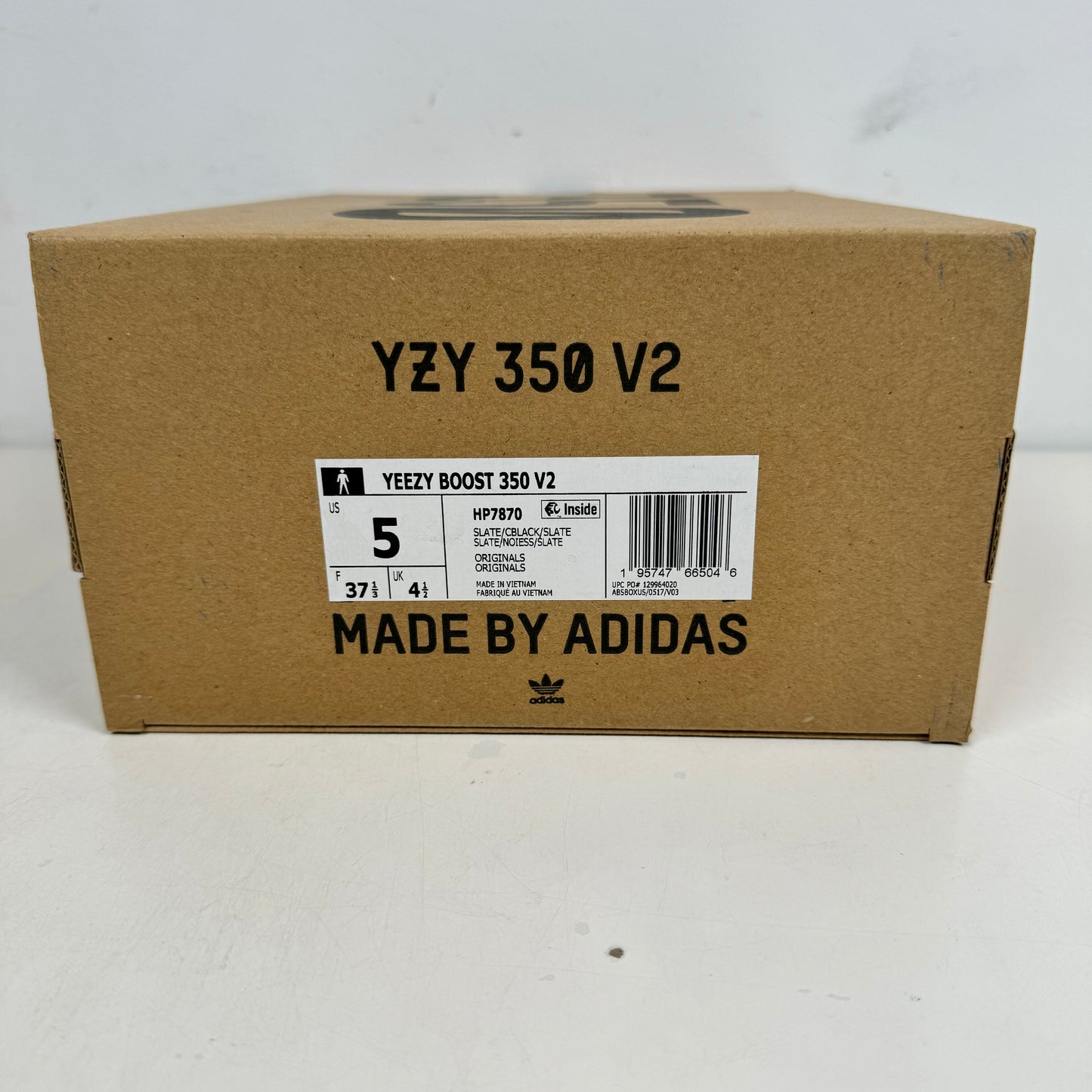 HP7870 adidas Yeezy Boost 350 V2 Slate [USED] - 5 M (Used)