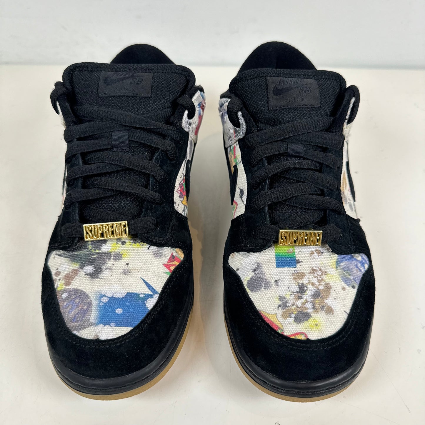FD8778 001 Nike SB Dunk Low Supreme Rammellzee [USED] - 9 M (Used)