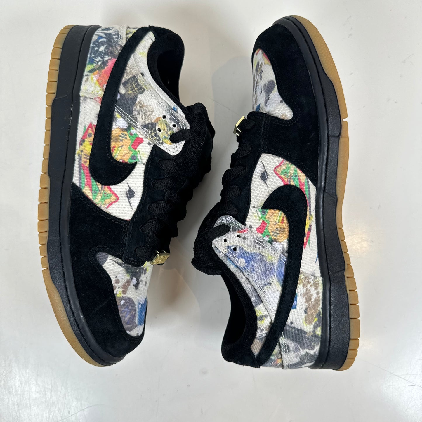 FD8778 001 Nike SB Dunk Low Supreme Rammellzee [USED] - 9 M (Used)