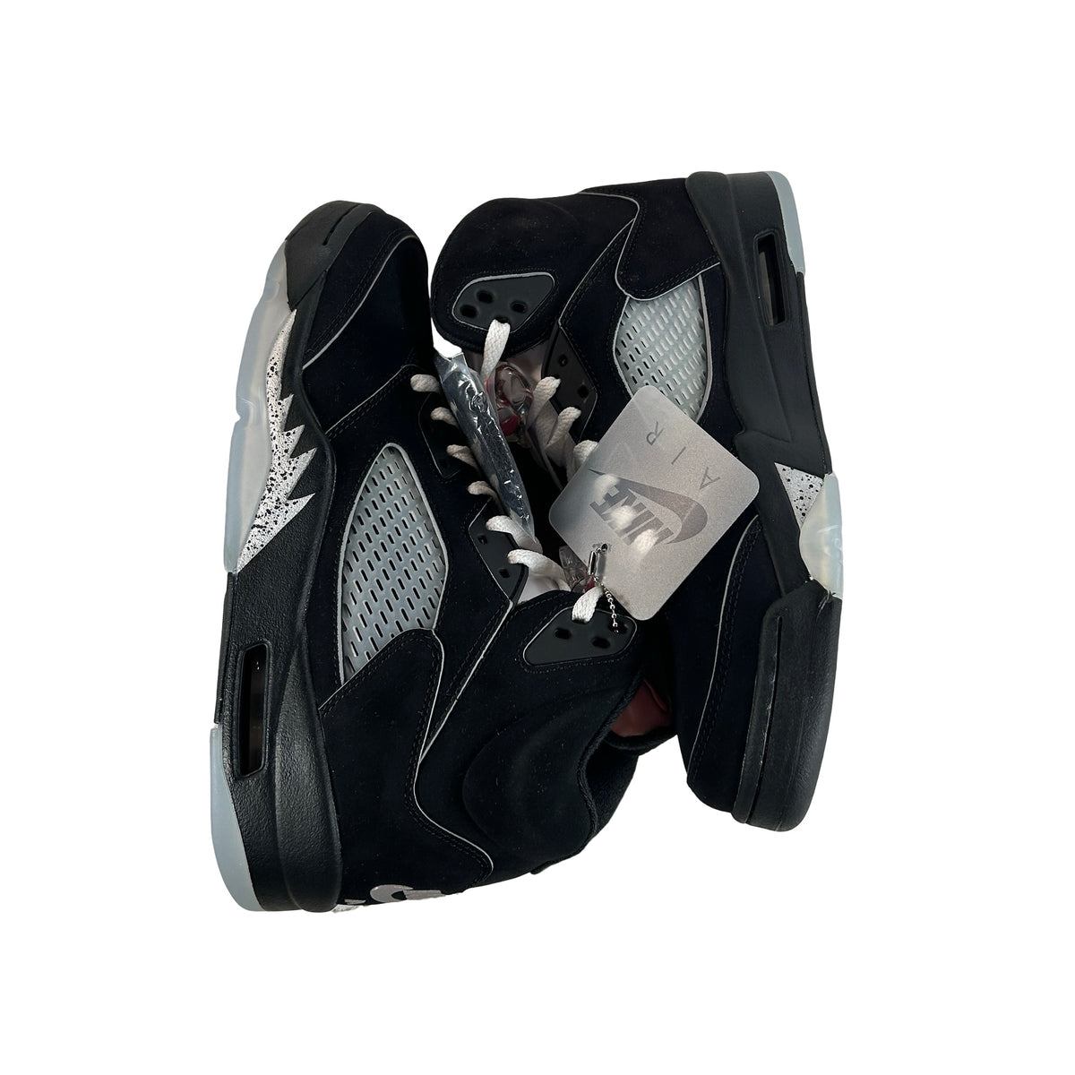 HF3975 001 Jordan 5 Retro OG Black Metallic Reimagined - 9.5 M (Yellowing)