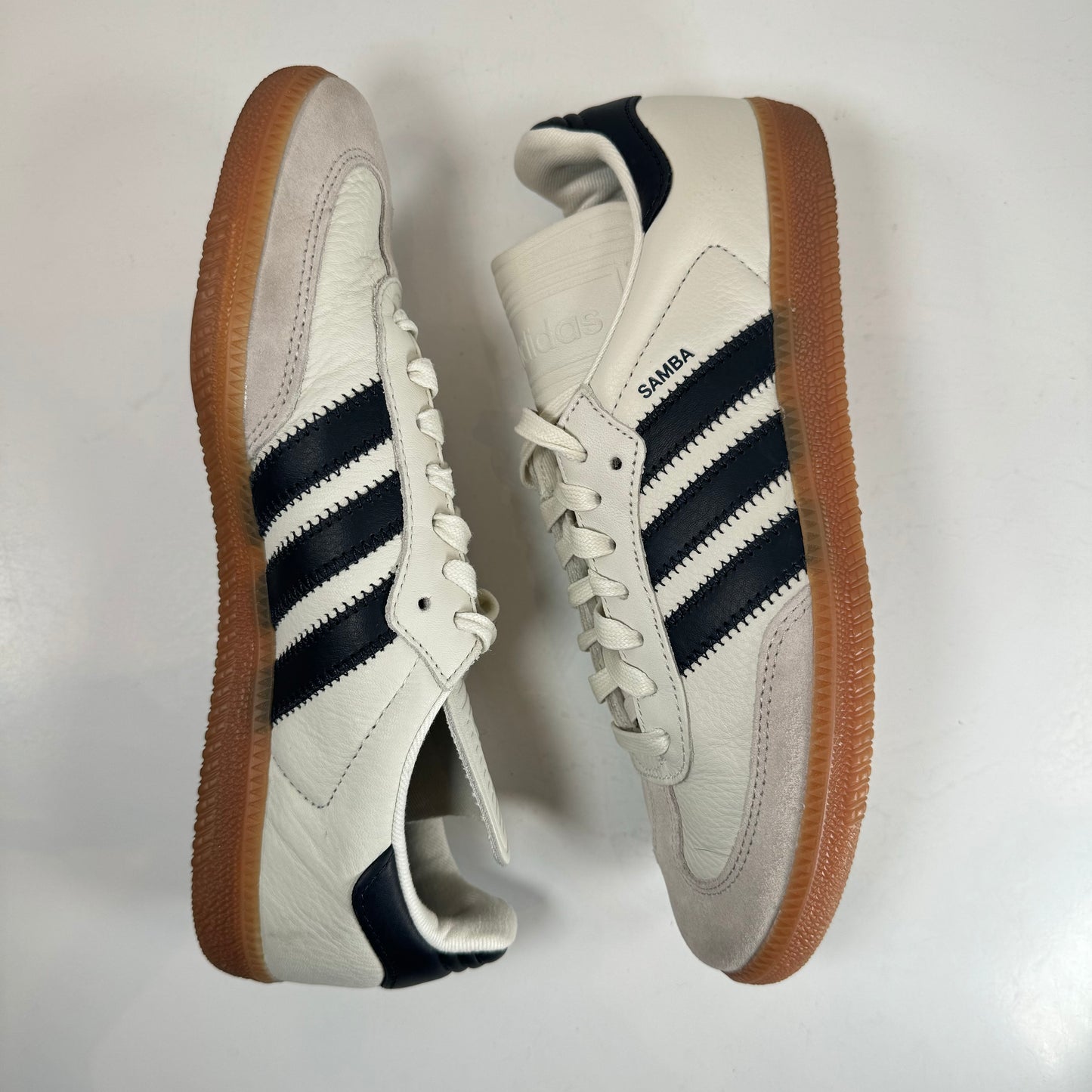 HP3383 adidas Samba Pharrell Humanrace White Night Grey [USED] - 8 M (Used)