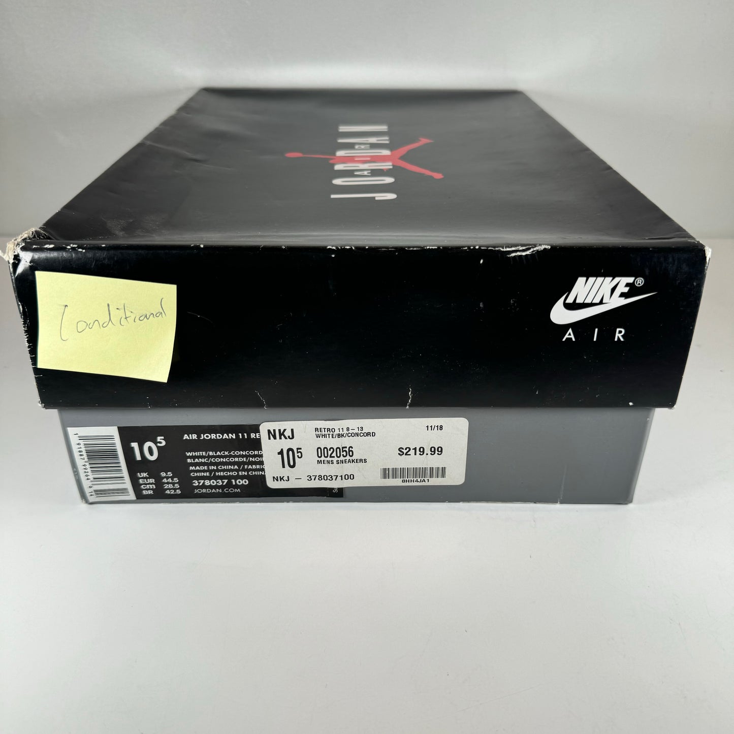 378037 100 Jordan 11 Concord [CONDITIONAL] - 10.5 M