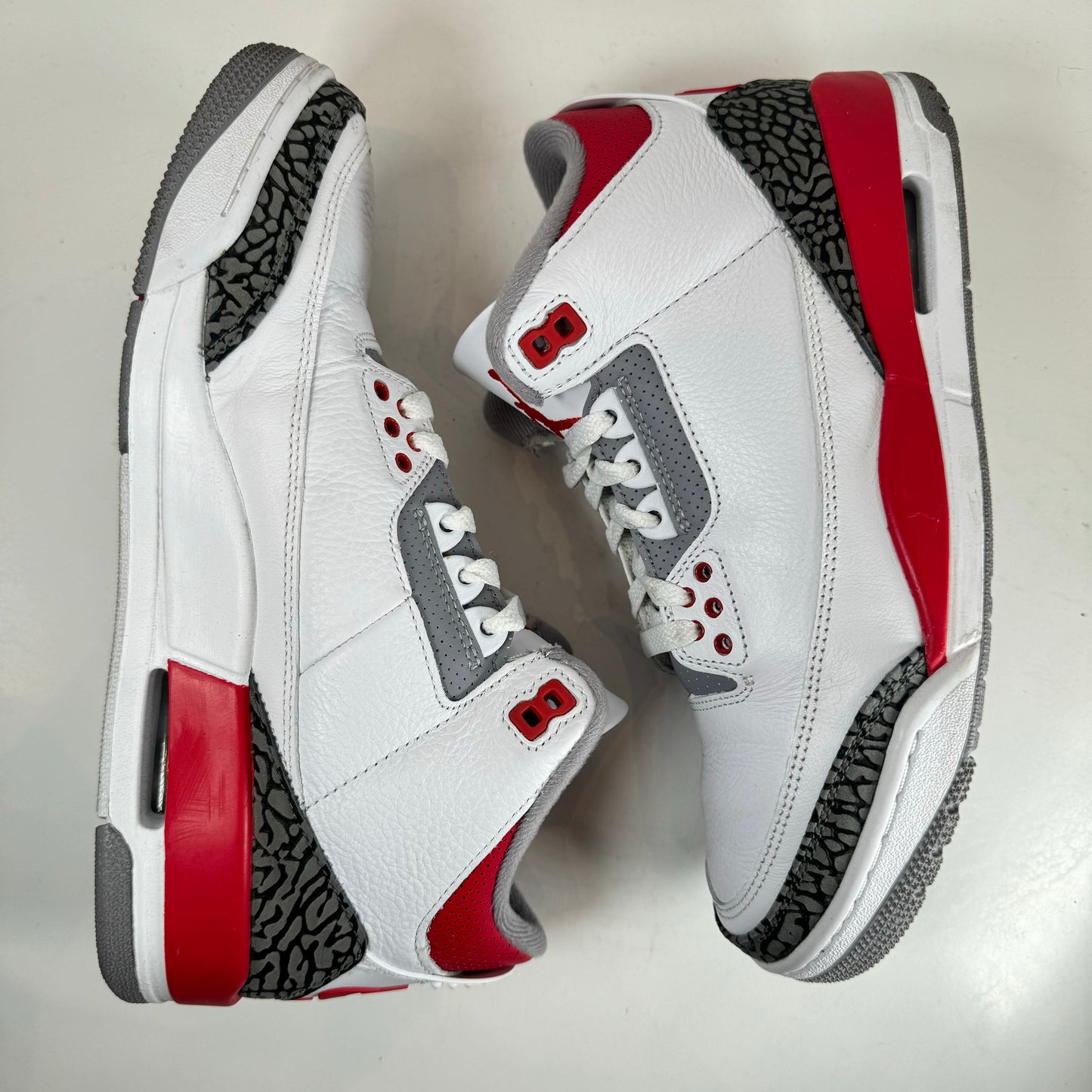 DN3707 160 Jordan 3 Retro Fire Red (2022) [USED] - 8 M (Used3)