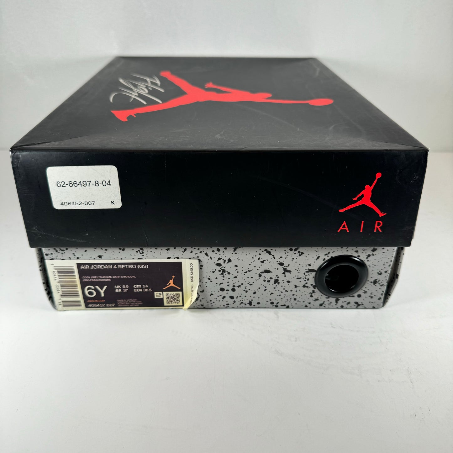 408452 007 Jordan 4 Retro Cool Grey (2019) (GS) [USED] - 6 Y (Used)
