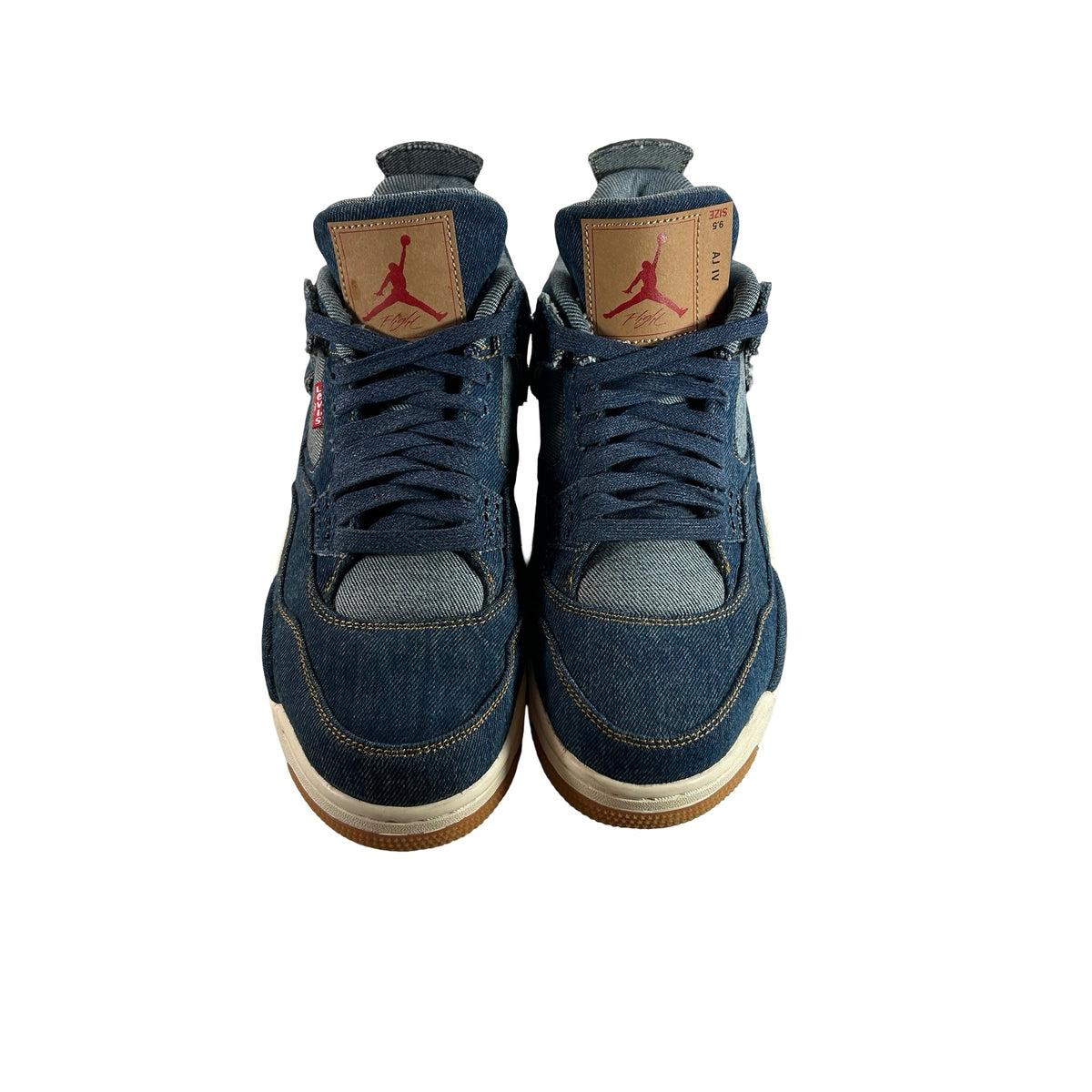 AO2571 401  Jordan 4 Retro Levi's Denim (Tag With Levi's Logo) [USED] - 9.5 M (Used)