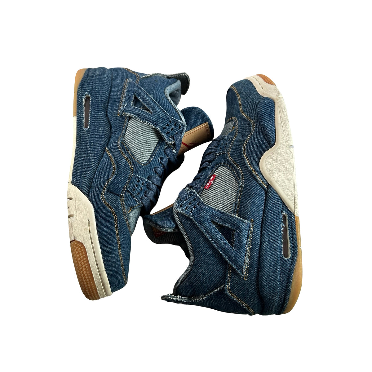 AO2571 401  Jordan 4 Retro Levi's Denim (Tag With Levi's Logo) [USED] - 9.5 M (Used)