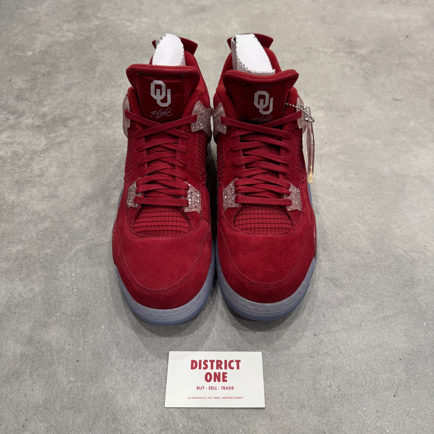 AJ4 904282 Jordan 4 Retro Oklahoma Sooners PE