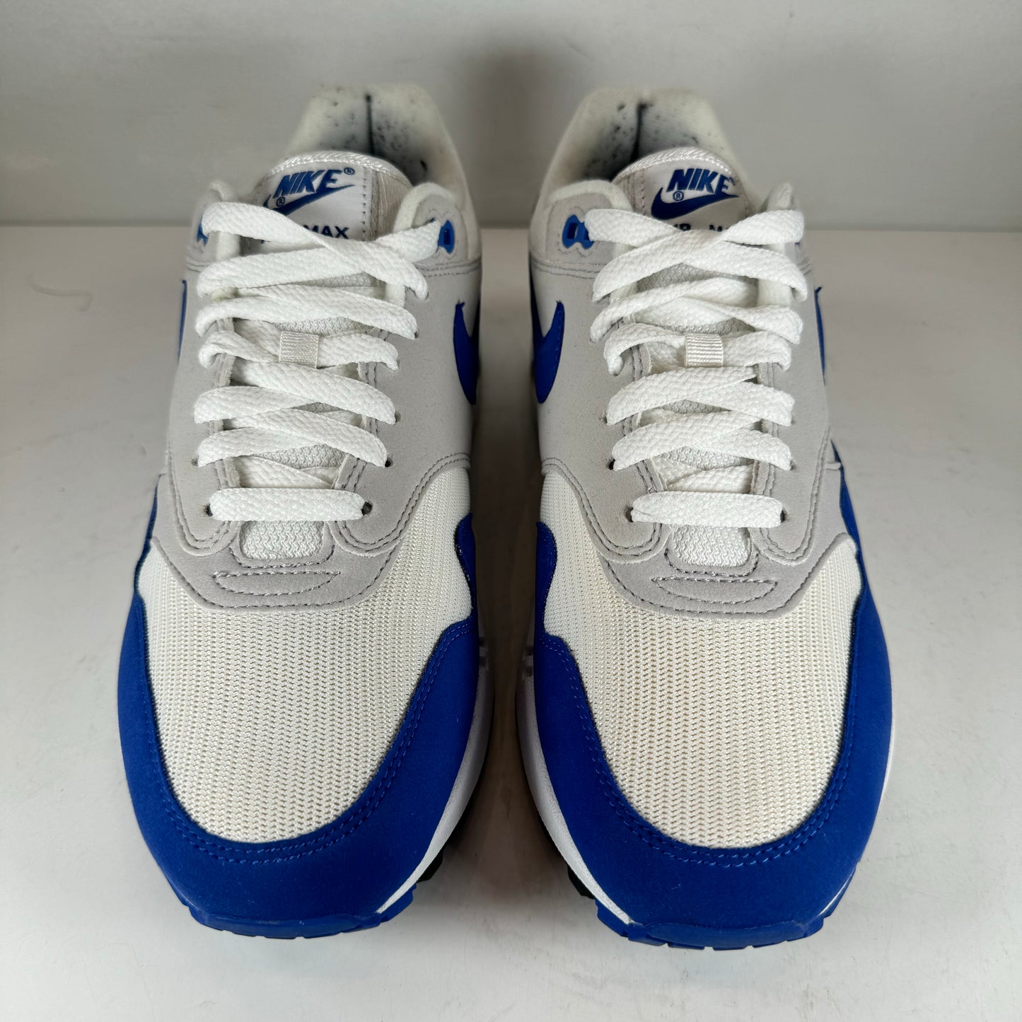 908375 102 Nike Air Max 1 Anniversary Royal (2017 Restock) [USED] - 8 M (Used)