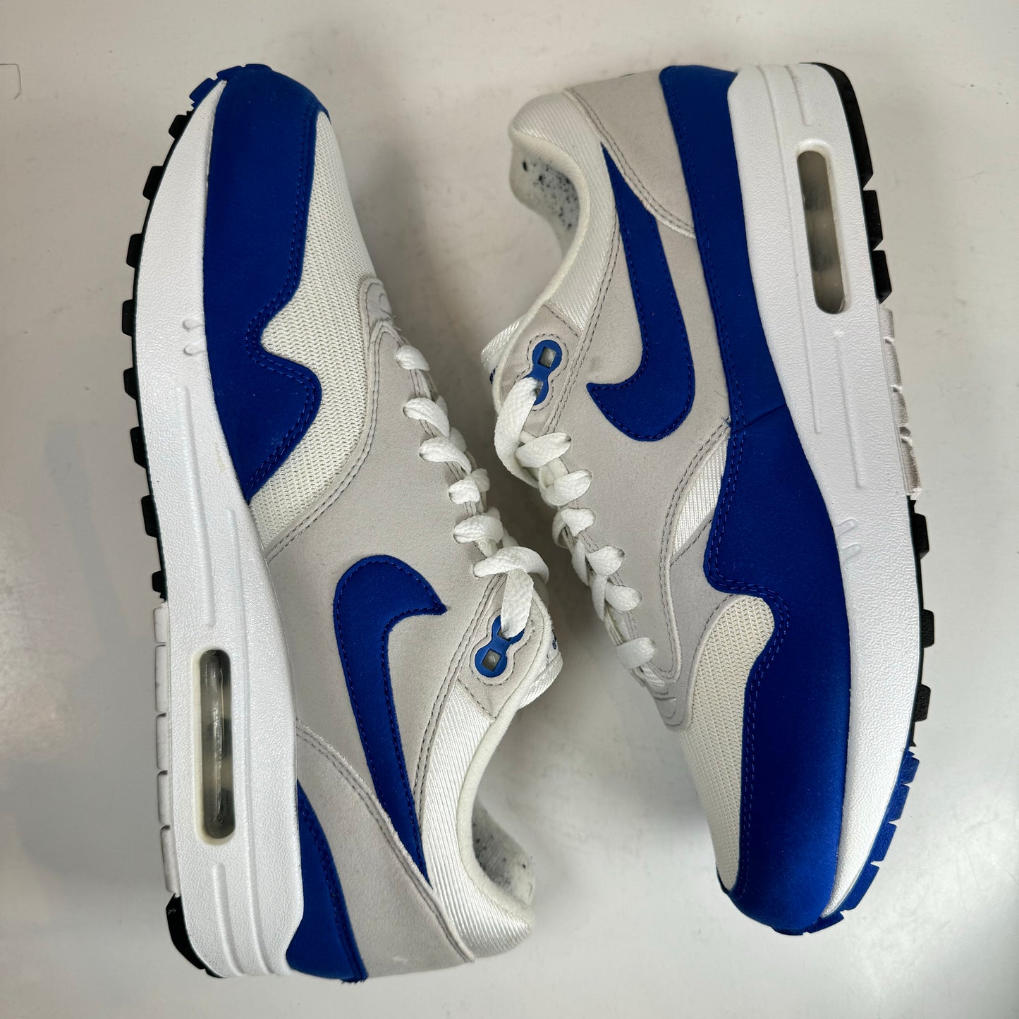 908375 102 Nike Air Max 1 Anniversary Royal (2017 Restock) [USED] - 8 M (Used)