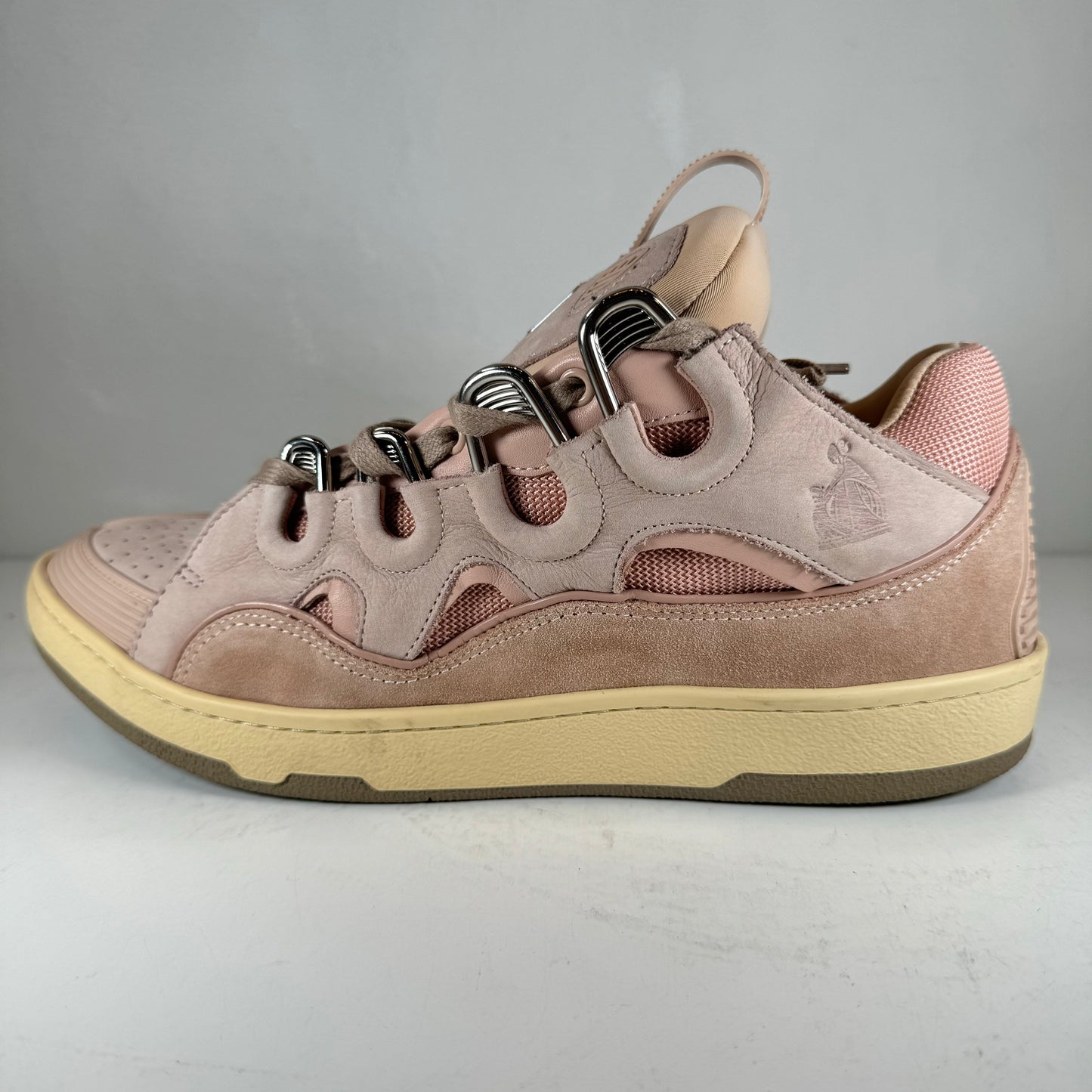 FM SKRK11 DRAG A2051 Lanvin Leather Curb Pink [USED] - 44 EU (Used) (No Box)