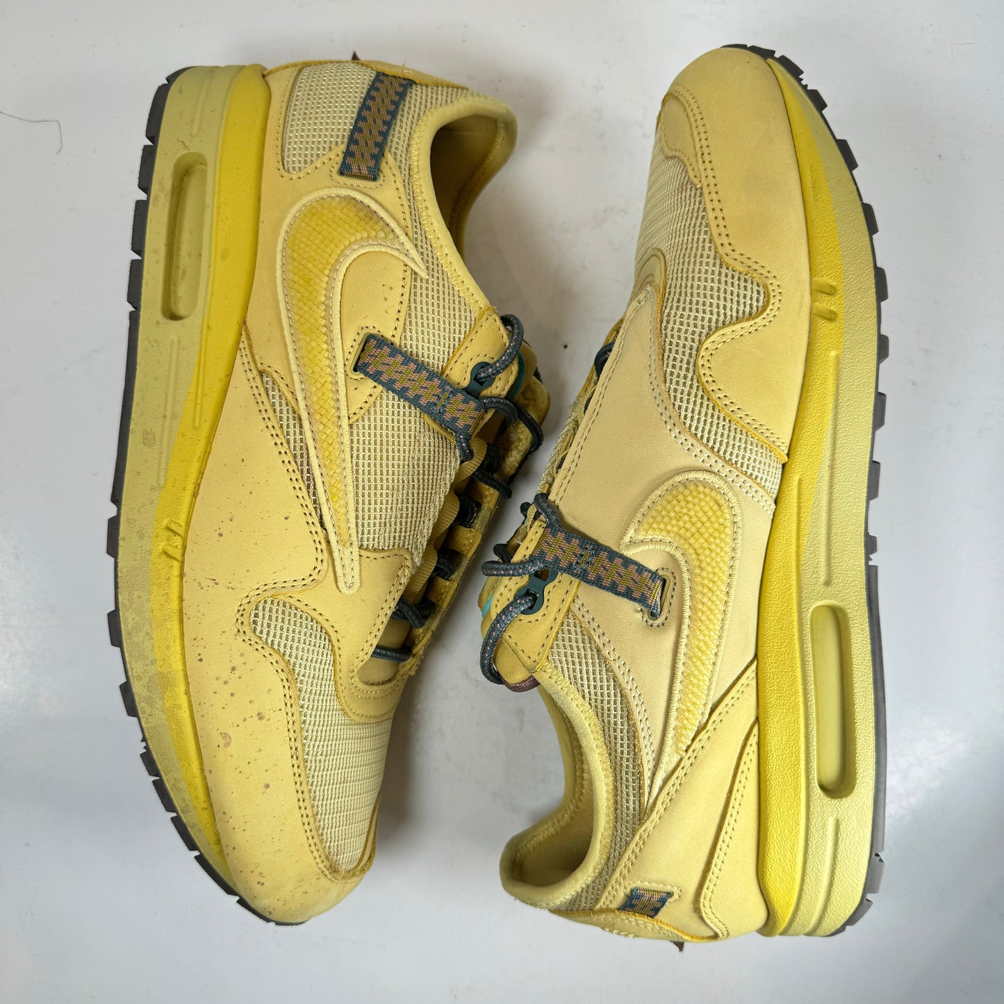 DO9392 700 Nike Air Max 1 Travis Scott Cactus Jack Saturn Gold [USED] - 11 M (Used) (No Box)