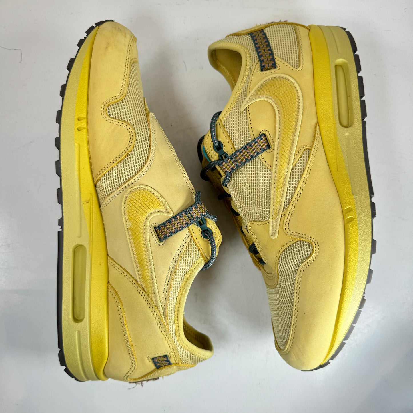 DO9392 700 Nike Air Max 1 Travis Scott Cactus Jack Saturn Gold [USED] - 11 M (Used) (No Box)