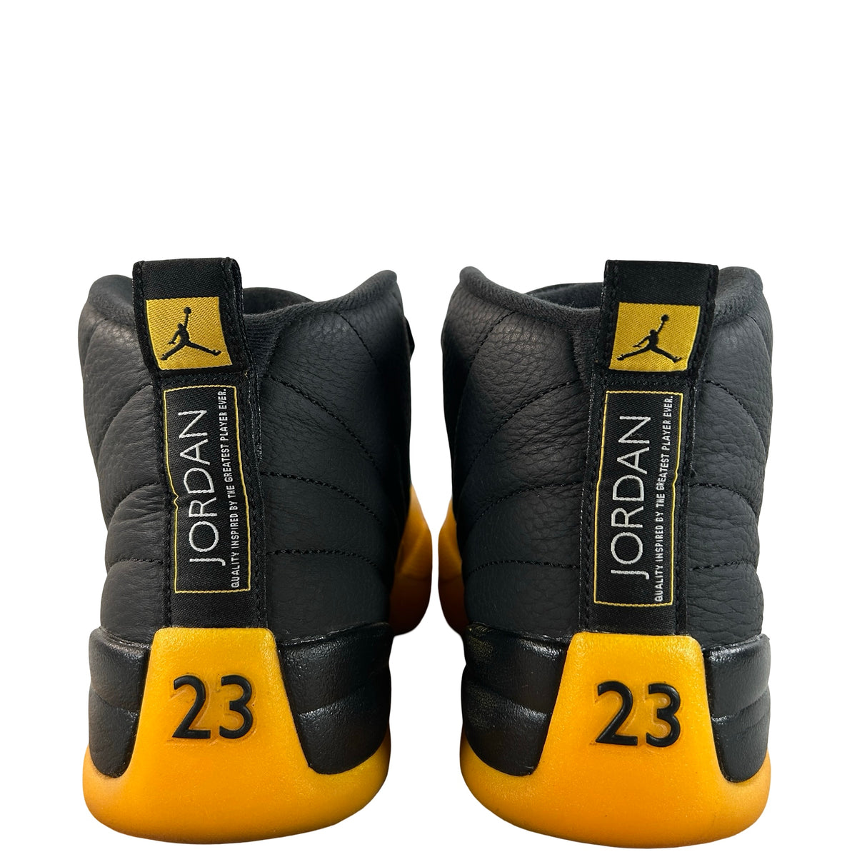 130690 070 Jordan 12 Black University Gold [USED] - 9 M (Used3)