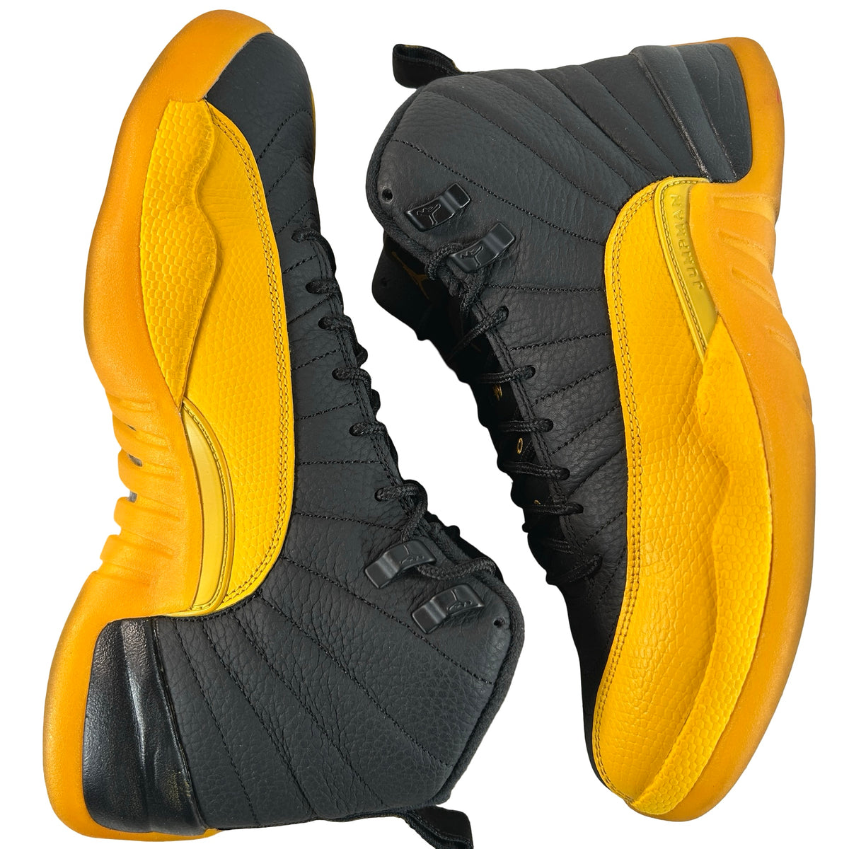 130690 070 Jordan 12 Black University Gold [USED] - 9 M (Used3)