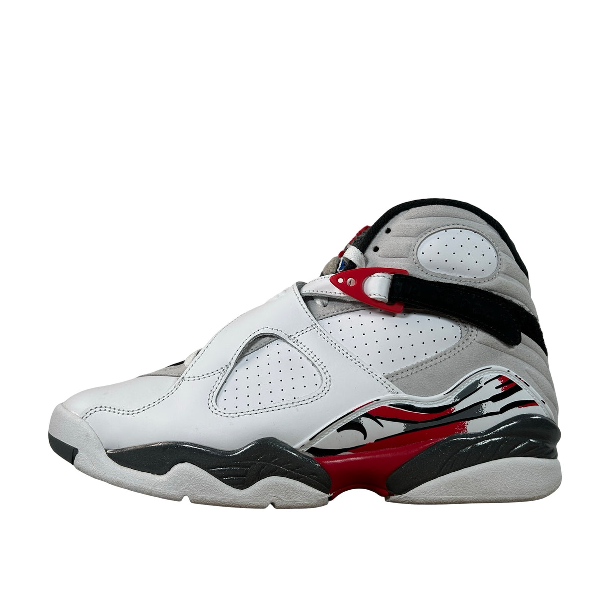 305381 100 Jordan 8 Retro White True Red (2025) [USED] - 8.5 M (Used)