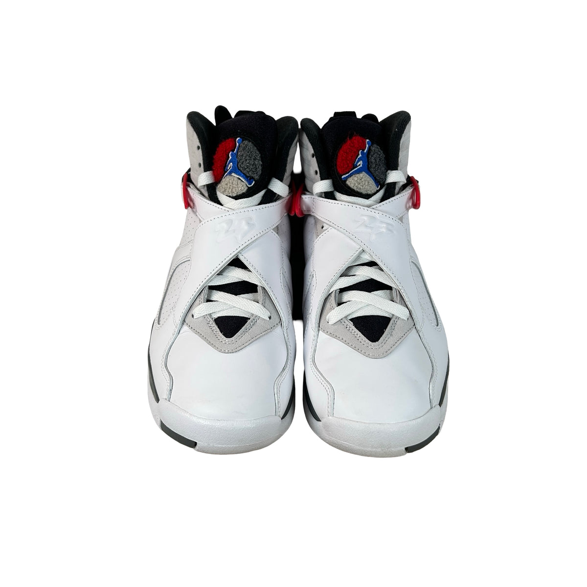 305381 100 Jordan 8 Retro White True Red (2025) [USED] - 8.5 M (Used)