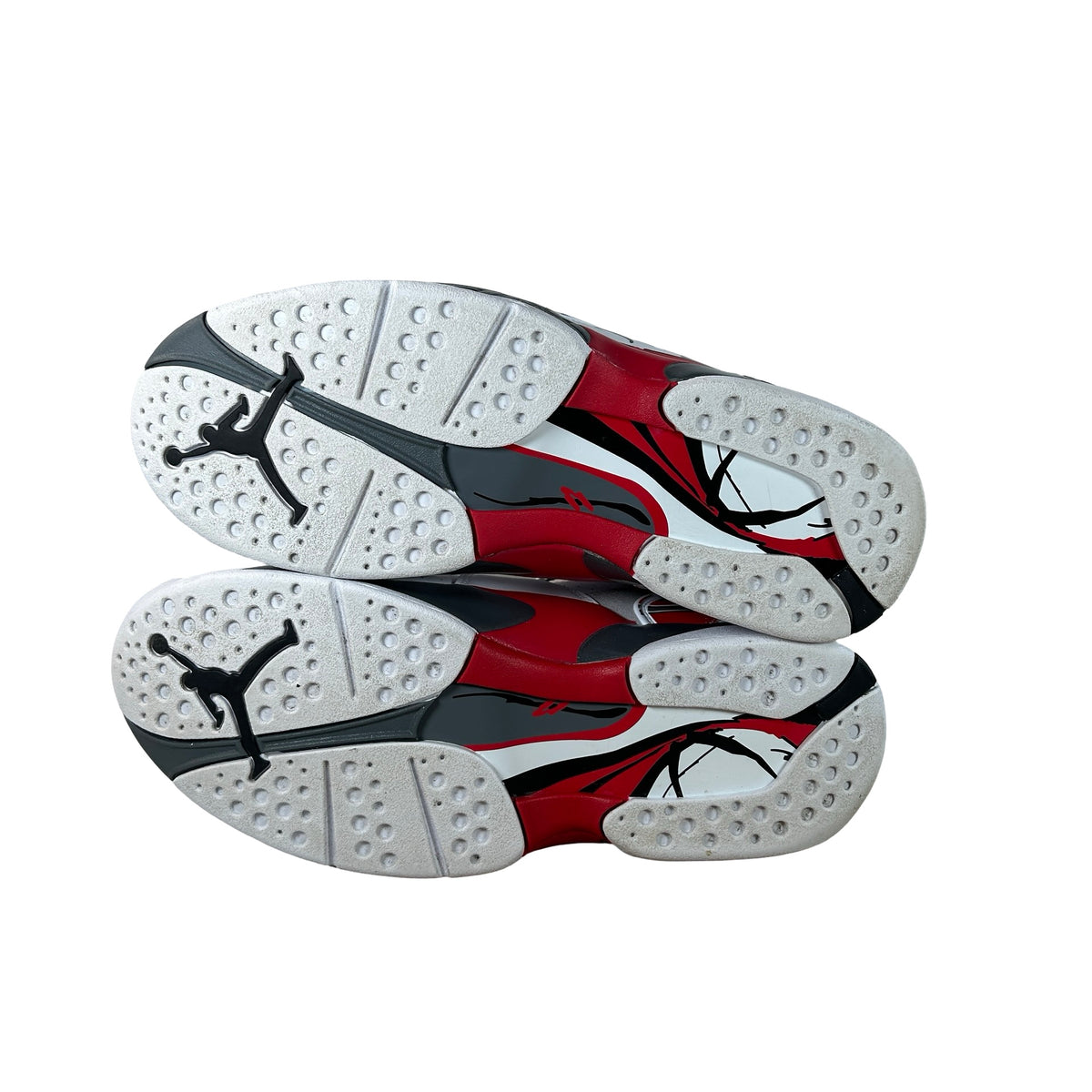 305381 100 Jordan 8 Retro White True Red (2025) [USED] - 8.5 M (Used)