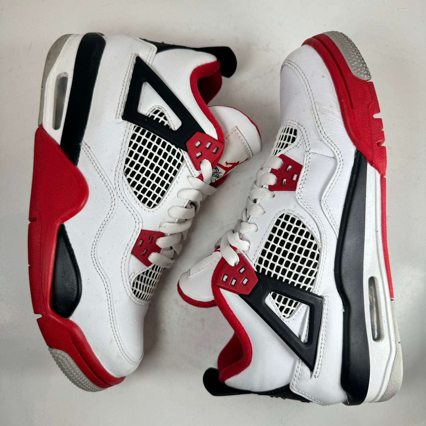 408452 160 Jordan 4 Retro Fire Red (2020) (GS) [USED] - 6 Y (Used) (Replace Box)