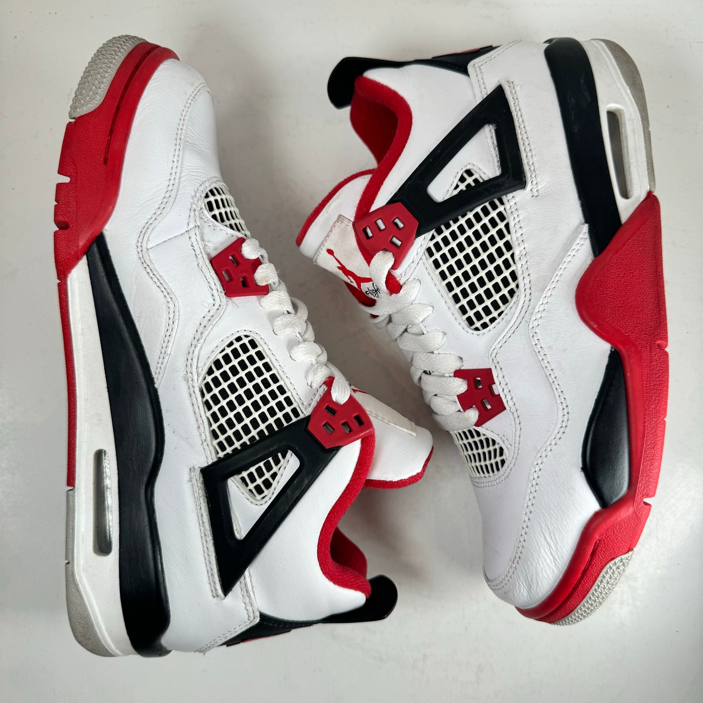 408452 160 Jordan 4 Retro Fire Red (2020) (GS) [USED] - 6 Y (Used) (Replace Box)