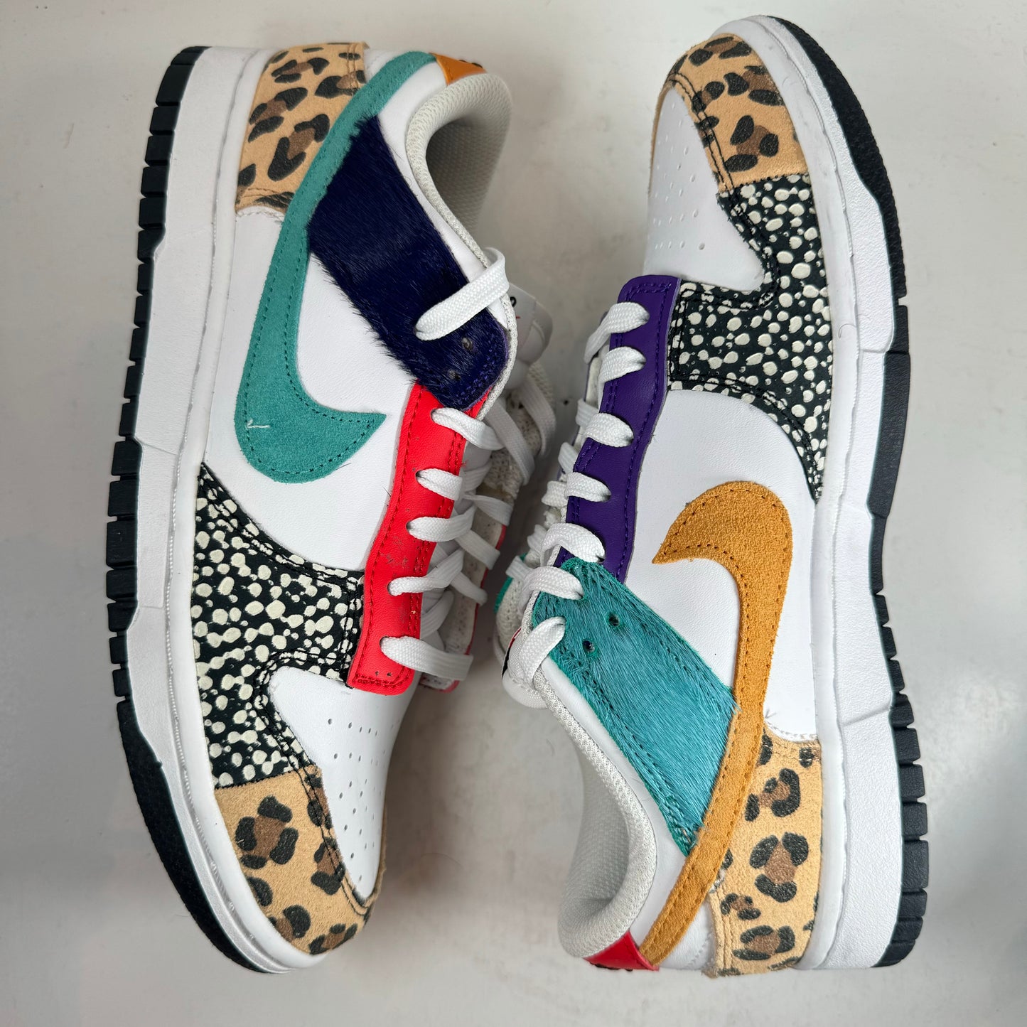 DN3866 100 Nike Dunk Low Safari Mix (Women's) [USED] - 7.5 (Used) (Replace Box)