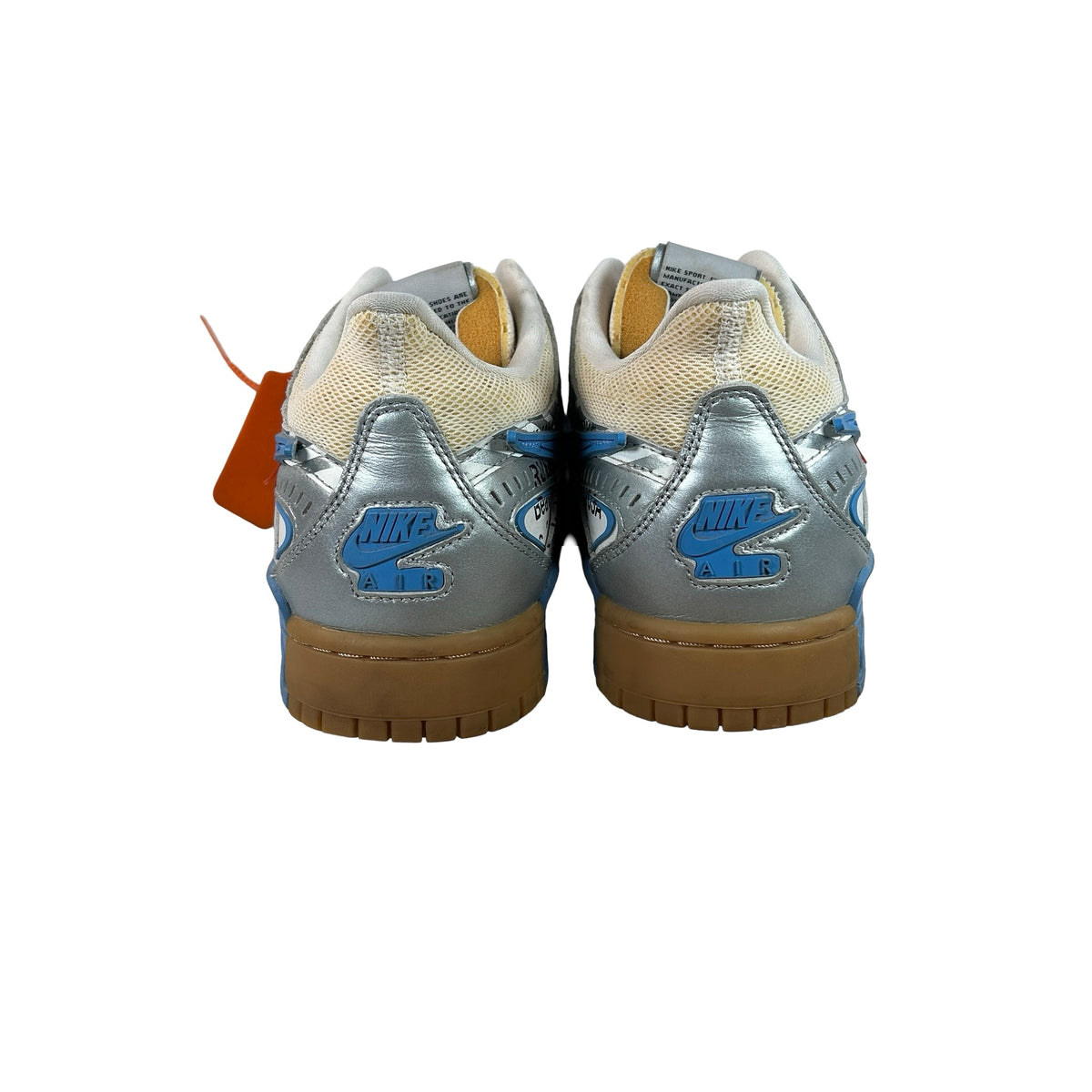 CU6015 100 Nike Air Rubber Dunk Off-White UNC [USED] - 11 M (Used) (No Box2)