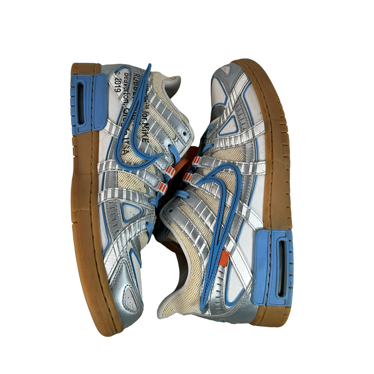 CU6015 100 Nike Air Rubber Dunk Off-White UNC [USED] - 11 M (Used) (No Box2)