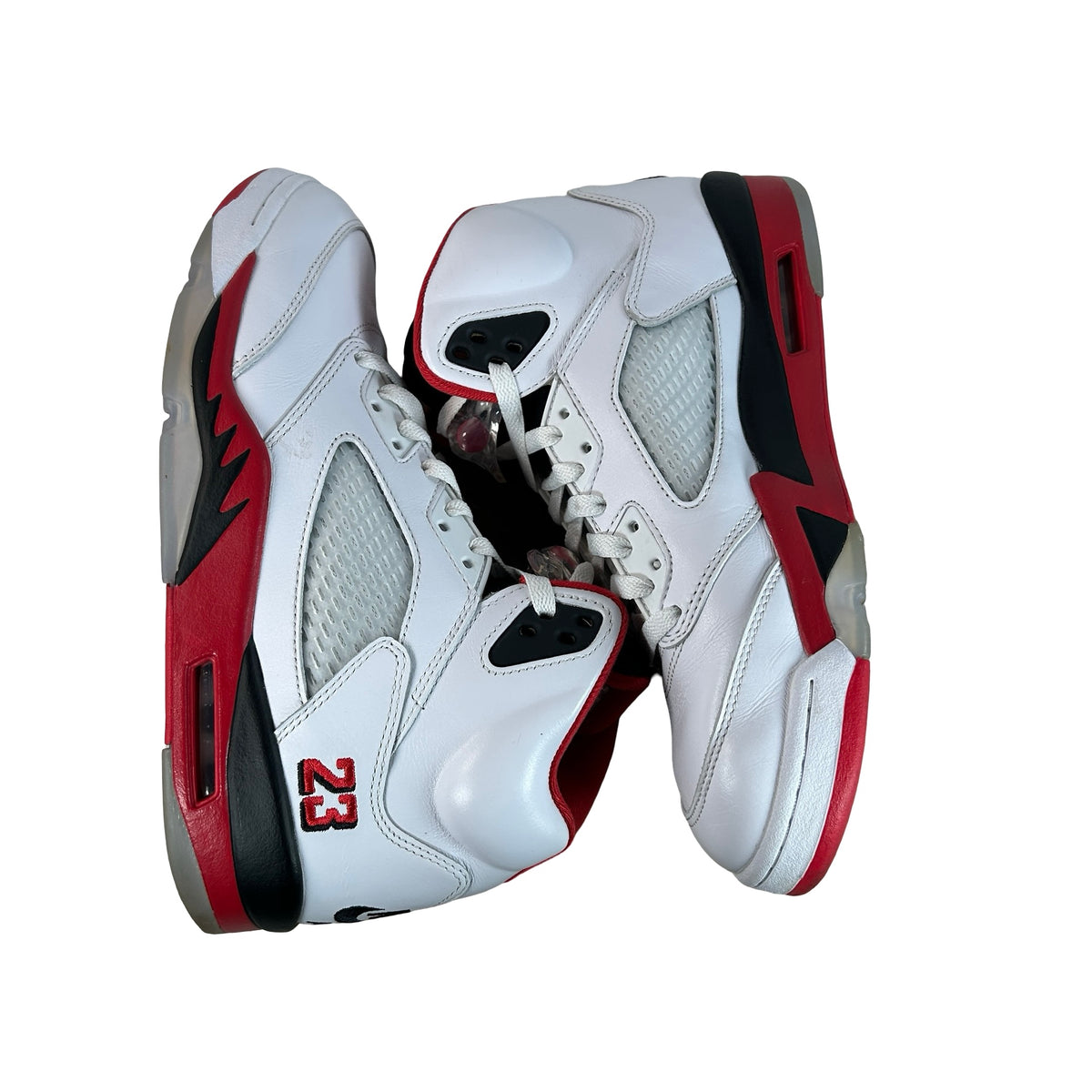 HQ7978 101 Jordan 5 Retro Fire Red Black Tongue (2025) [USED] - 10 M (Used4)