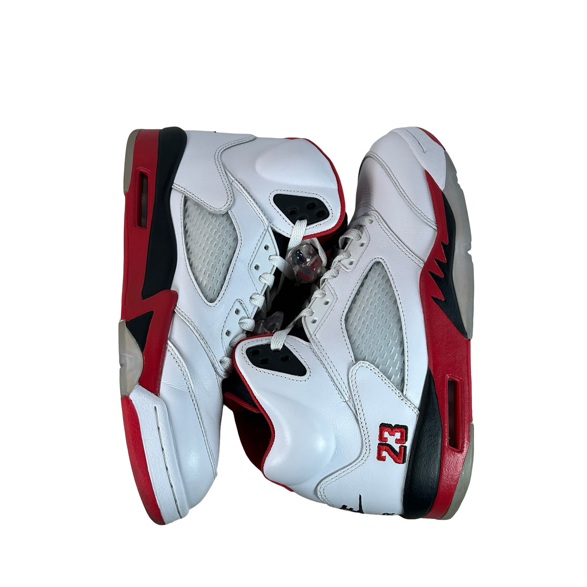HQ7978 101 Jordan 5 Retro Fire Red Black Tongue (2025) [USED] - 10 M (Used4)