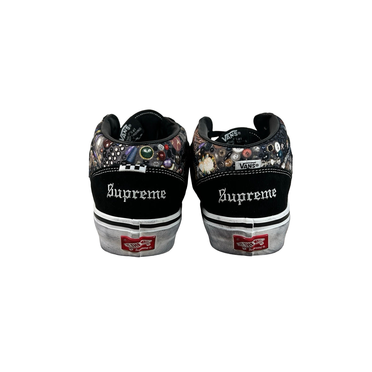 VN00112HBLU Vans Half Cab Supreme x Mike Kelley Black