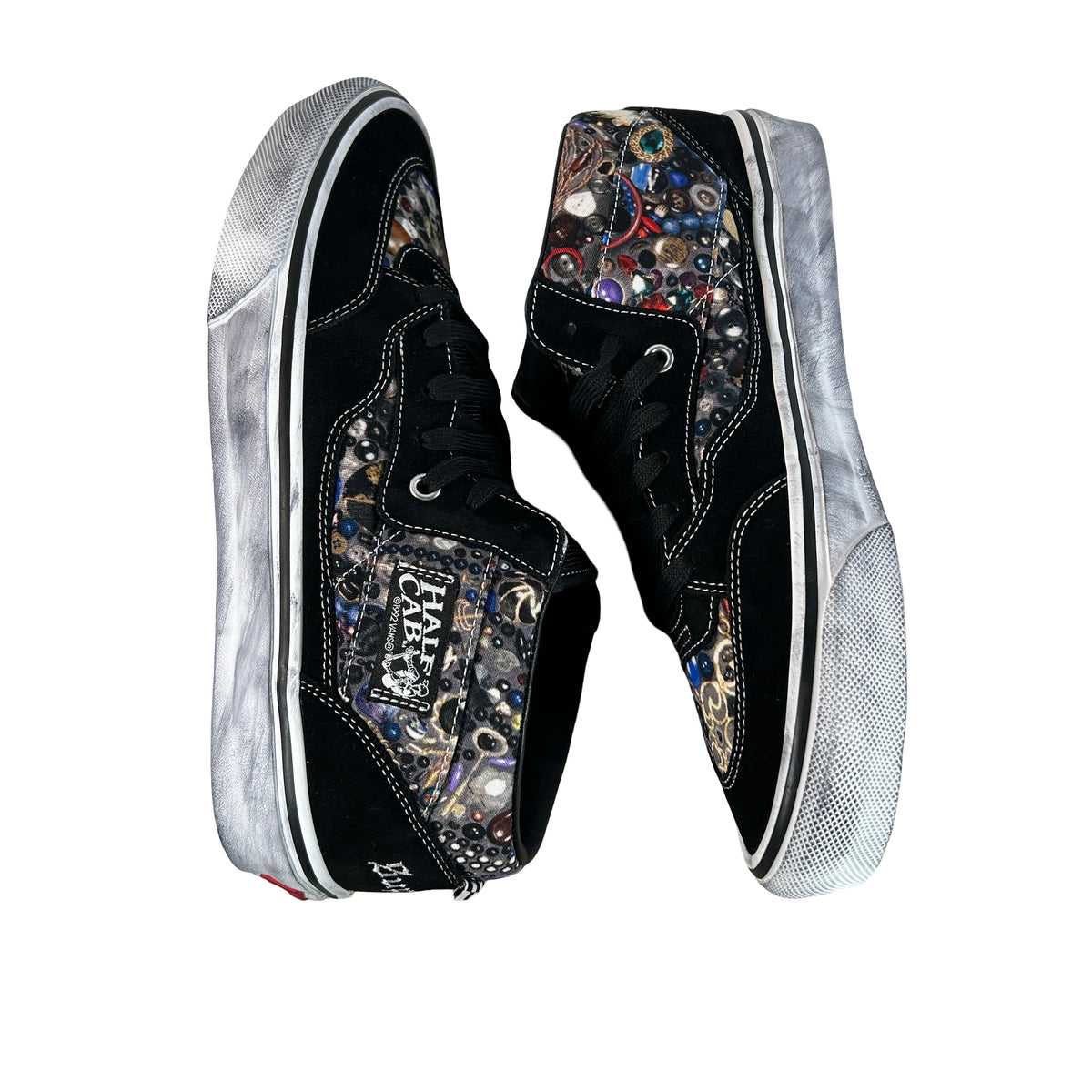 VN00112HBLU Vans Half Cab Supreme x Mike Kelley Black