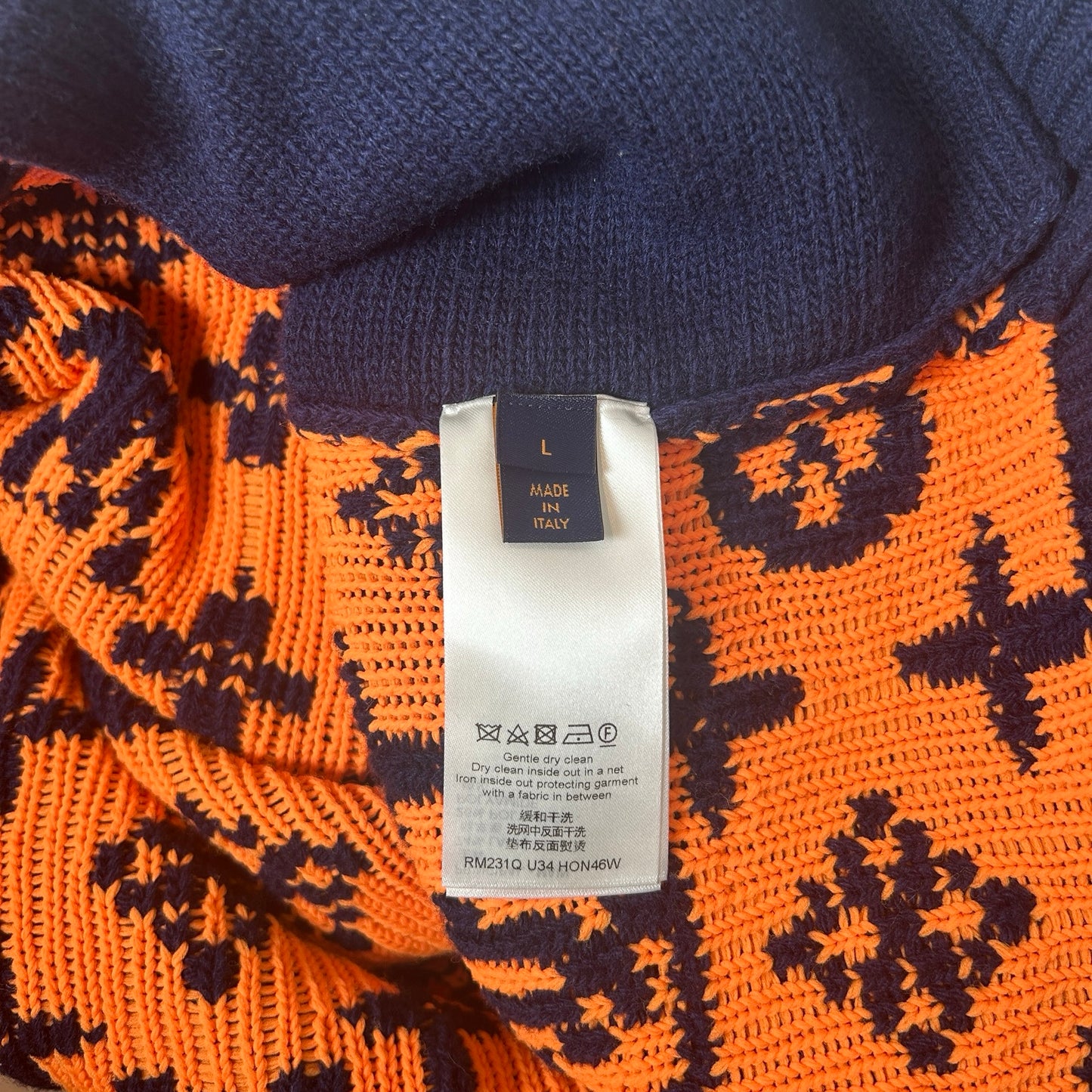 Louis Vuitton x Abloh Signature Cardigan Multicolor [USED] - L (Used)
