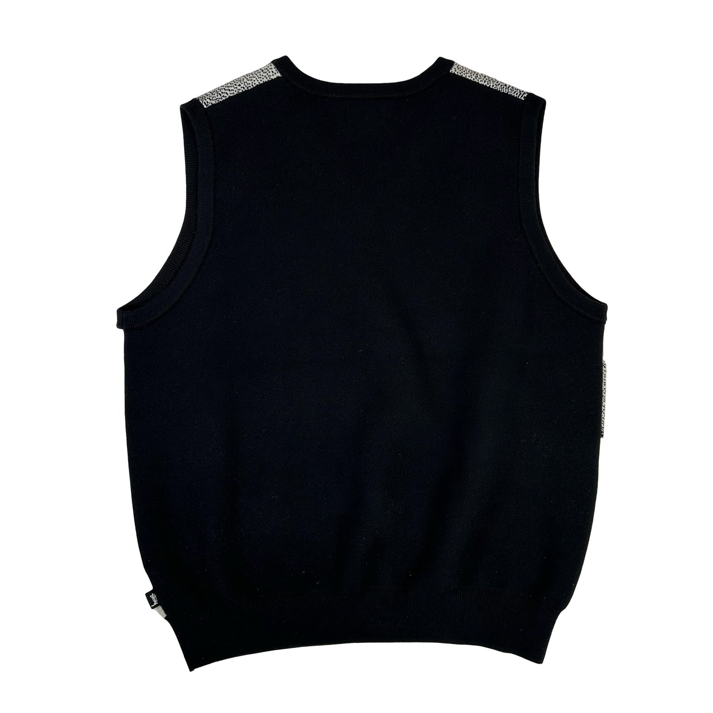 Stussy Photo Jacquard Vest Black [USED] - L (Used)