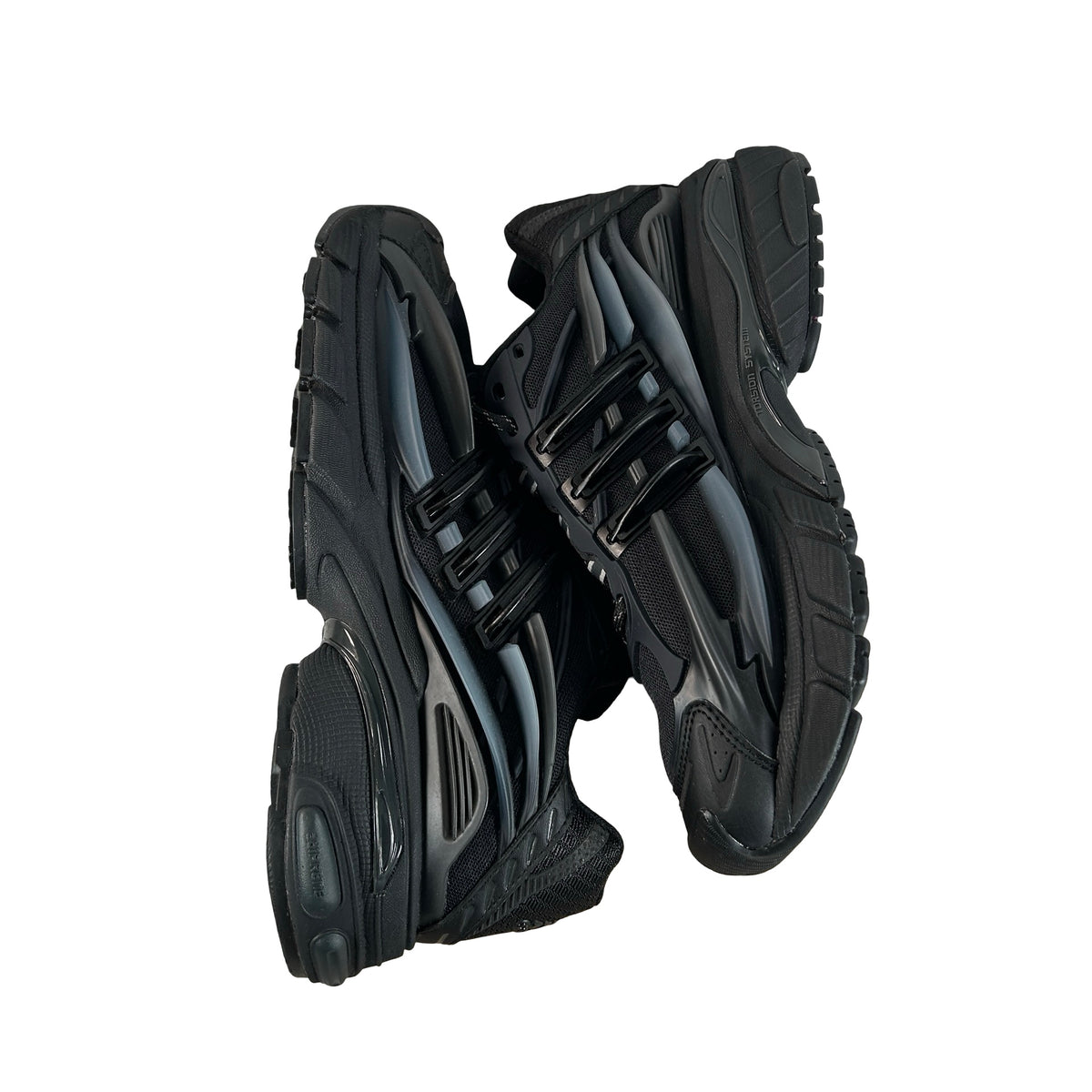 KJ3841 adidas Adistar Jellyfish Pharrell Williams Triple Black [USED] - 8.5 M (Used)